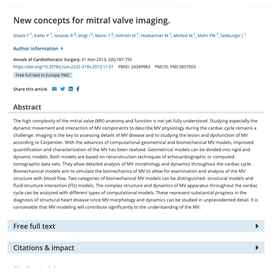 New concepts for mitral valve imaging