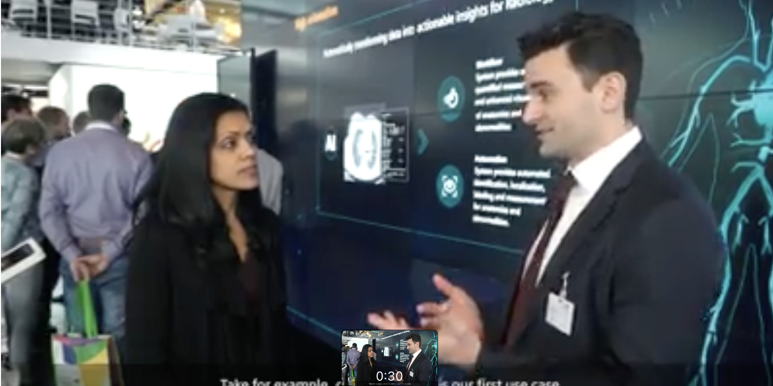 RSNA 2018 - Razvan Ionasec AI-Rad Companion Launch Siemens Healthineers - Chicago - 2018